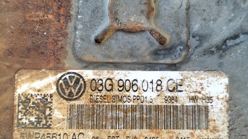 Calculator motor VW Passat, 2007, 2.0 TDi, cod piesa: 03G906018CE