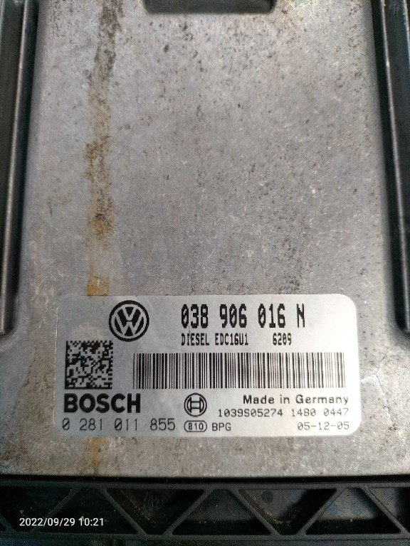 Calculator motor VW T5, 2011, 1.9 TDi, c