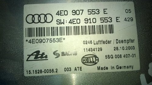 Calculator Suspensie Audi A8 4 0 diesel 2003 2008