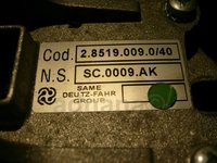 Calculator transmisie DEUTZ FAHR Cod_2.8519.009.0/40 N.S_SC.0009.AK