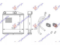 Calorifer Caldura - Fiat Punto 2012 , 55702423