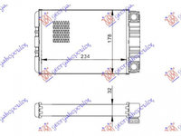 Calorifer Caldura - Mercedes C Class (W203) Sdn/S.W. 2003 , 2038300161