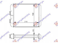 Calorifer Caldura - Opel Astra H 2004 , 1618134