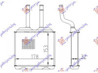 Calorifer Caldura - Opel Corsa B 1997 , 1618020