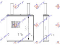 Calorifer Caldura - Opel Vectra A 1992 , 1806115