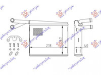 Calorifer Caldura - Vw Lt 1998 , 2d0819031