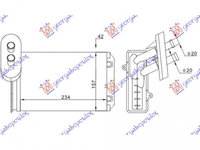 Calorifer Caldura - Vw Polo 1999 , 1h1819031a