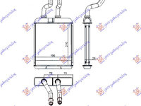 Calorifer habitaclu B ALFA ROMEO 147 00-10 ALFA ROMEO 156 97-03 ALFA ROMEO 156 03-05 ALFA ROMEO GT 03-10