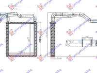 Calorifer habitaclu benzina/motorina original HYUNDAI i20 (H/B) 14-18 HYUNDAI i20 (COUPE) 14-18