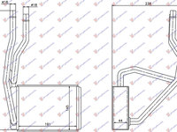 Calorifer habitaclu BR FORD FIESTA 02-08 FORD FUSION 02-12 MAZDA 2 03-07 cod 2S6H18B539AB