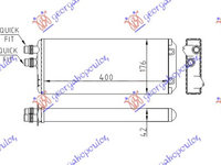 Calorifer habitaclu M +/-AC 03- IVECO STRALIS 03- cod 42553963