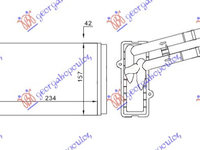 Calorifer habitaclu M +/-AC AUDI 80 86-91 AUDI 80 91-94 AUDI A4 94-00 SKODA SUPERB 01-08 VW PASSAT 97-00