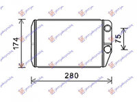 CALORIFER PEUGEOT BOXER 2014-> Calorifer 2.2-3.0 HDi (BR) (230x165x26) PIESA NOUA ANI 2014 2015 2016 2017 2018