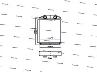 Calorifer radiator caldura Dacia Logan 2 2013-2020 NOU 271151577R