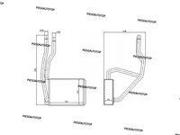 Calorifer Radiator incalzire Ford Fusion 2002-2012 NOU 1206926 2S6H18B539AB (191x145x44)