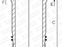 Camasa cilindru GOETZE ENGINE 15-451230-00