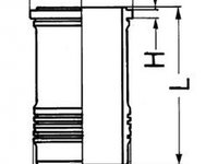 Camasa cilindru RENAULT TRUCKS Kerax KOLBENSCHMIDT 89078110