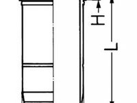 Camasa cilindru VOLVO FH 12 KOLBENSCHMIDT 89593110