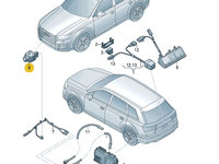 Camera asistenta parcare Audi Q7 4M 5Q0980546A ⭐⭐⭐⭐⭐