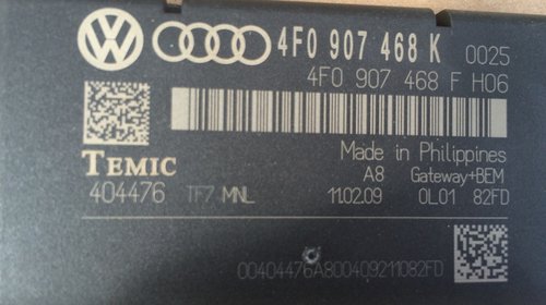 Can gateway Audi Q7 din 2009 cod 4F0907468K 4F0 907 468 K 4F0907468F