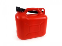 Canistra din plastic pentru combustibil rosie 10L AVX-AMJ1068