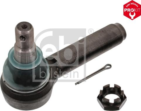 Cap de bara Capatul tijei de legatura tip filet exterior directie dreapta fata-verso M30x15mm-M20x15mm L-145mm se potrivește. VO VOLVO FL (FL E), Cadru de sprijin, 03.2000 - Febi Bilstein 34103