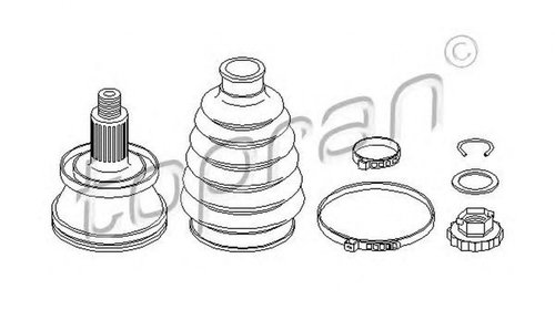 Cap planetara AUDI A2 8Z0 TOPRAN 109403 Piese