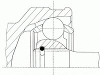 Cap planetara DAEWOO CIELO limuzina KLETN LOBRO 305302