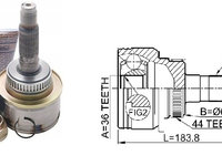 Cap planetara fata spre roata pentru Ford Ranger , Mazda BT 50