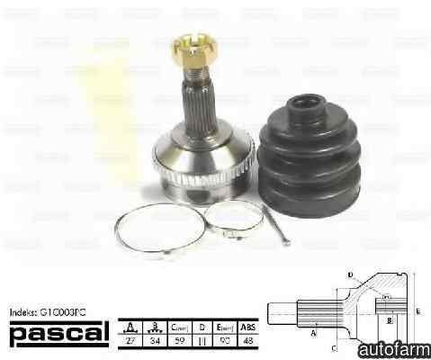 Cap planetara FIAT SCUDO Combinato 220P PASCAL G1C003PC
