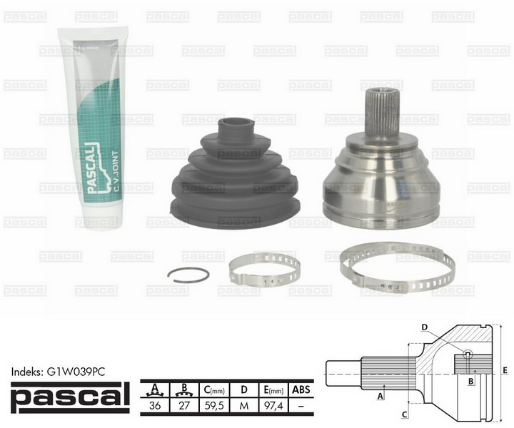 Cap planetara VW PASSAT (362) PASCAL G1W039PC