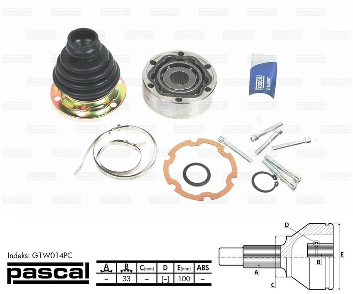 Cap planetara VW TRANSPORTER III Bus PASCAL G1W014