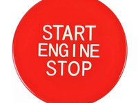 Capac Buton Start-Stop Compatibil Bmw Seria 1 F40 2019→ SSV-8046 Rosu