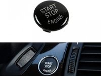 Capac Buton Start-Stop Compatibil Bmw Seria 3 E91 2005-2012 SSV-8007 Negru