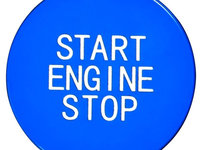 Capac Buton Start-Stop Compatibil Bmw Seria 3 G20 2019→ SSV-8046 Albastru