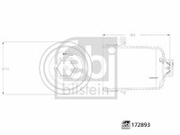 Capac, carcasa filtru ulei (172893 FEBI BILSTEIN) AUDI,SEAT,SKODA,VW