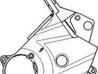 Capac, curea dintata AUDI 500 (44, 44Q, C3), AUDI 5000 combi (44, 44Q, C3), AUDI 4000 (89, 89Q, 8A, B3) - TOPRAN 100 205