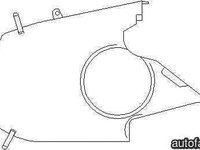 Capac curea dintata VW GOLF IV 1J1 TOPRAN 110 882