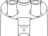 Capac distribuitor AUDI 90 (8C, B4), AUDI 80 Avant (8C, B4), AUDI 100 limuzina (4A, C4) - TOPRAN 100 980