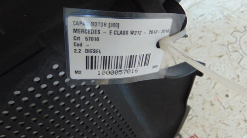 Capac motor Mercedes E Class din 2014, motor 2.2 Diesel