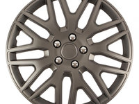 Capac Roată Dakar Nc 15\' Graphite Cu Piulițe Cromate Amio 10952