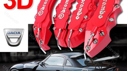 Capace Etriere BREMBO 3D dedicat Dacia(SET 4 BUC FATA+SPATE)