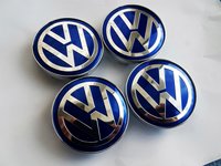 Capace jante aliaj Volkswagen Albastre set 4 buc mai multe dimensiuni