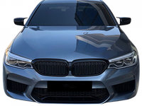 Capace oglinda tip BATMAN compatibile cu BMW Seria 5 2017-2020 G30 negru lucios Cod:BAT10018