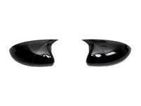 Capace oglinda tip BATMAN compatibile RENAULT CAPTUR 2013-2019 negru lucios ERK AL-030622-15