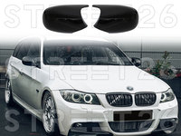 Capace Oglinzi Compatibil Cu BMW Seria 3 E90 E91 LCI (2008-2011) M4 Design Negru Lucios