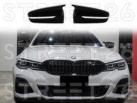 Capace Oglinzi Compatibil Cu BMW Seria 3 G20 G21 G28 (2017-2020) M Sport Design Negru Lucios LHD