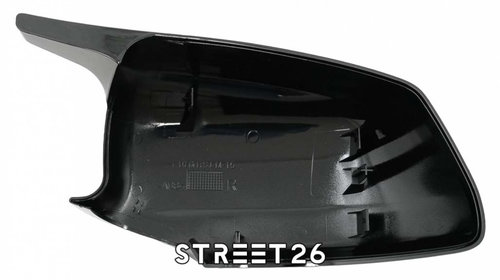 Capace oglinzi compatibil cu BMW Seria 5 F10 F11 Non-LCI (2010-2013) M Design Negru Lucios