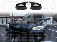 Capace oglinzi compatibil cu BMW Seria 5 F10 F11 Non-LCI (2010-2013) M Design Negru Lucios