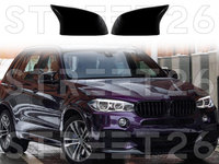 Capace Oglinzi Compatibil Cu BMW X3 F25 X4 F26 X5 F15 X6 F16 (2010-2019) M Design Negru Lucios